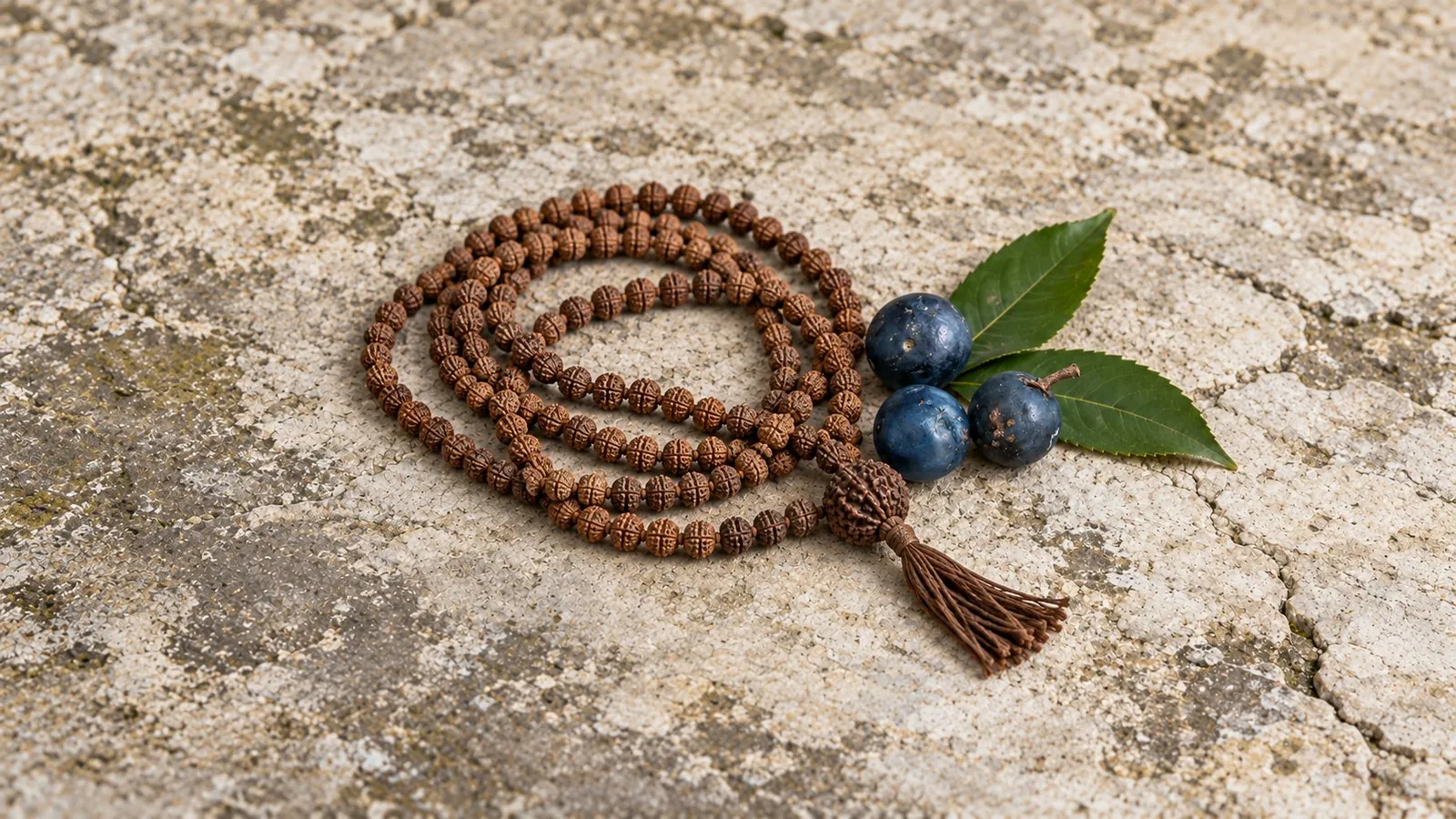 Rudraksha: a kék gyümölcs szent magja, a mala és a karkötő